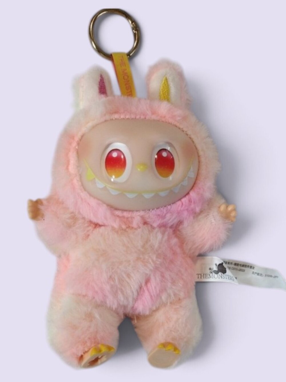 Pop Mart The Monsters LABUBU Big into Energy Vinyl Plush Bunny Plush Keychain
